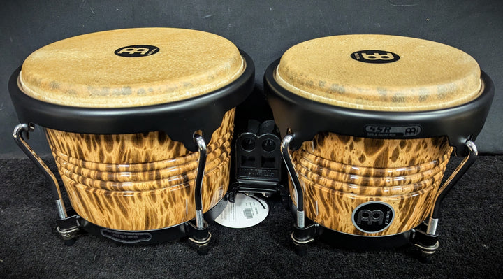 Marathon Designer Series Wood Bongo - Leopard Burl