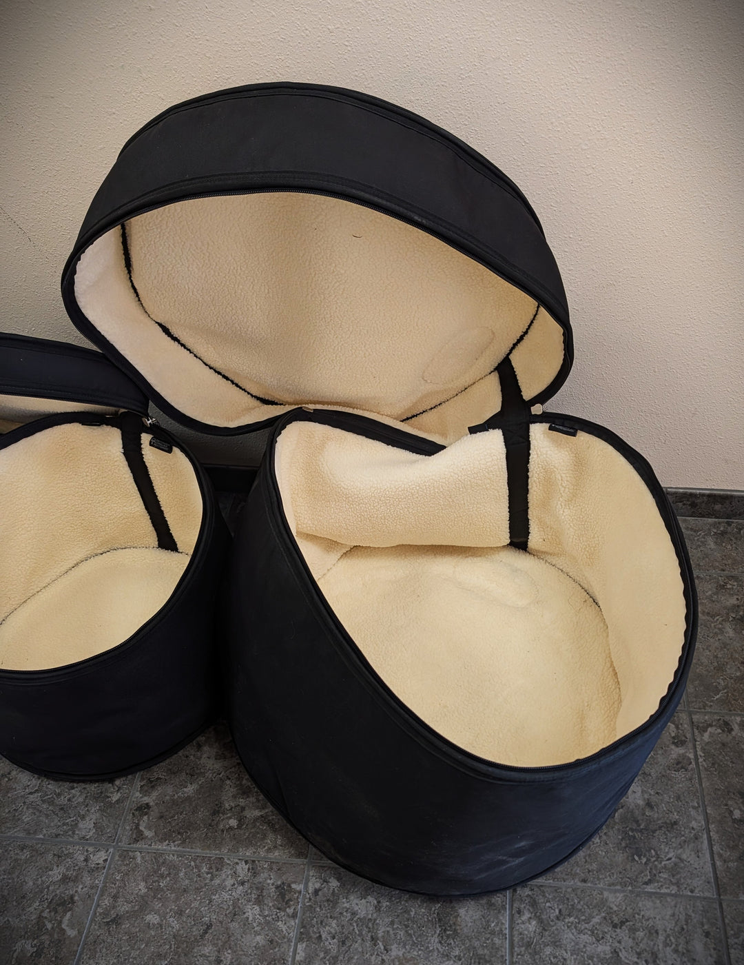 Fleece-Lined Drum Gig Bags 4-Piece Set - LOCAL PICKUP ONLY