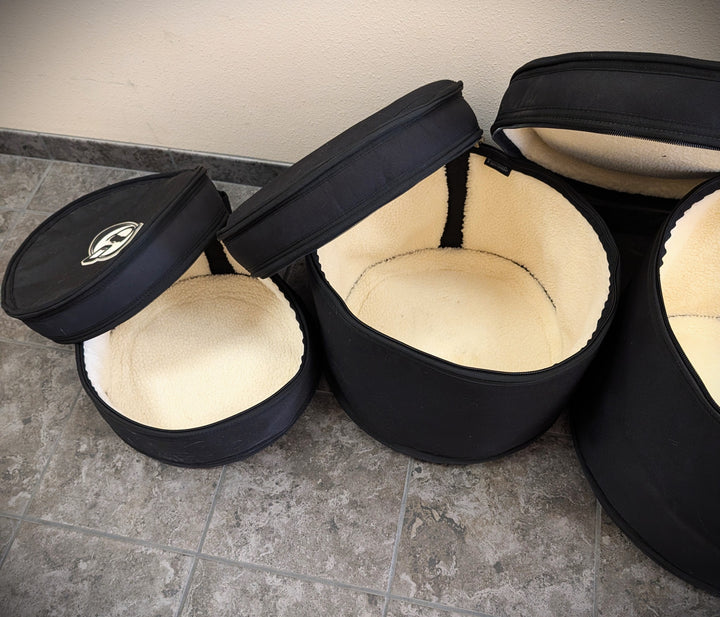 Fleece-Lined Drum Gig Bags 4-Piece Set - LOCAL PICKUP ONLY