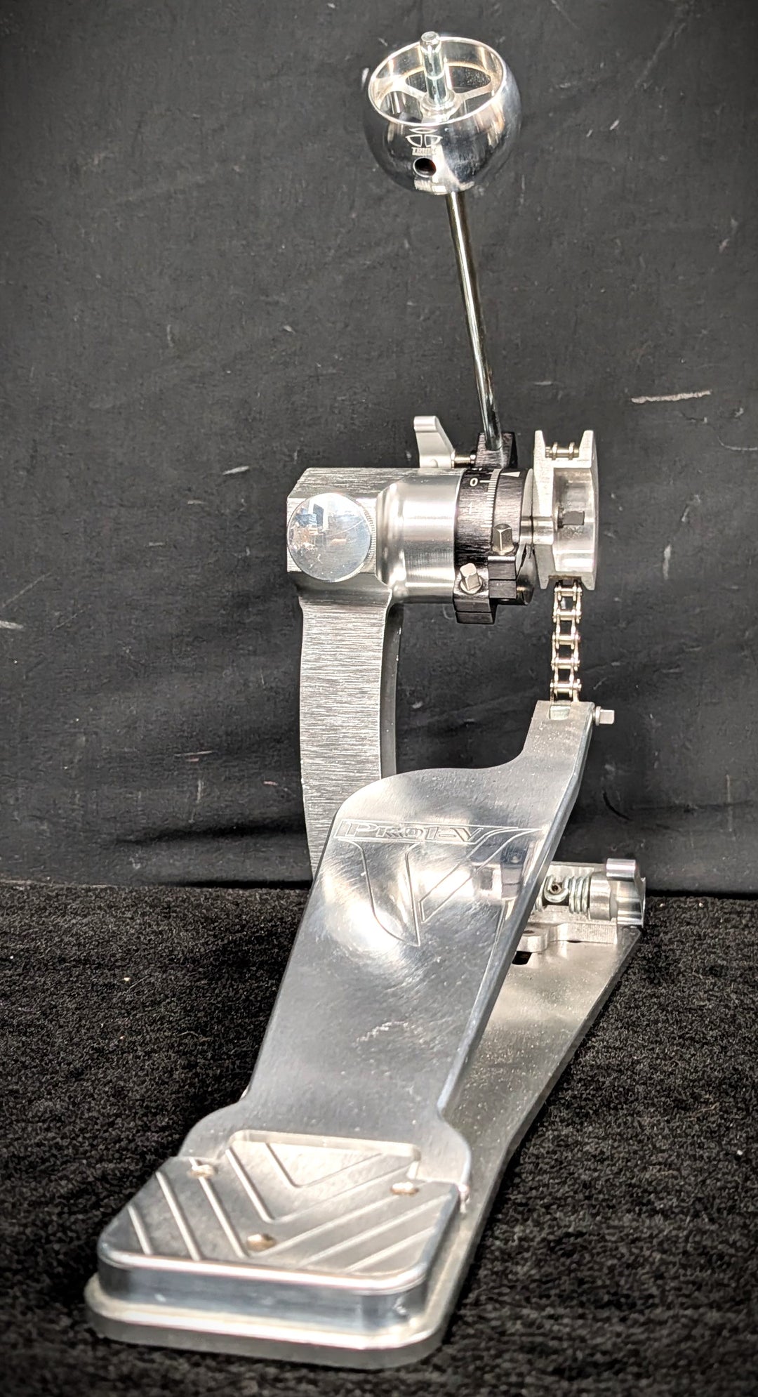 Pro 1-V Single Bass Drum Pedal with Direct Drive Conversion Parts