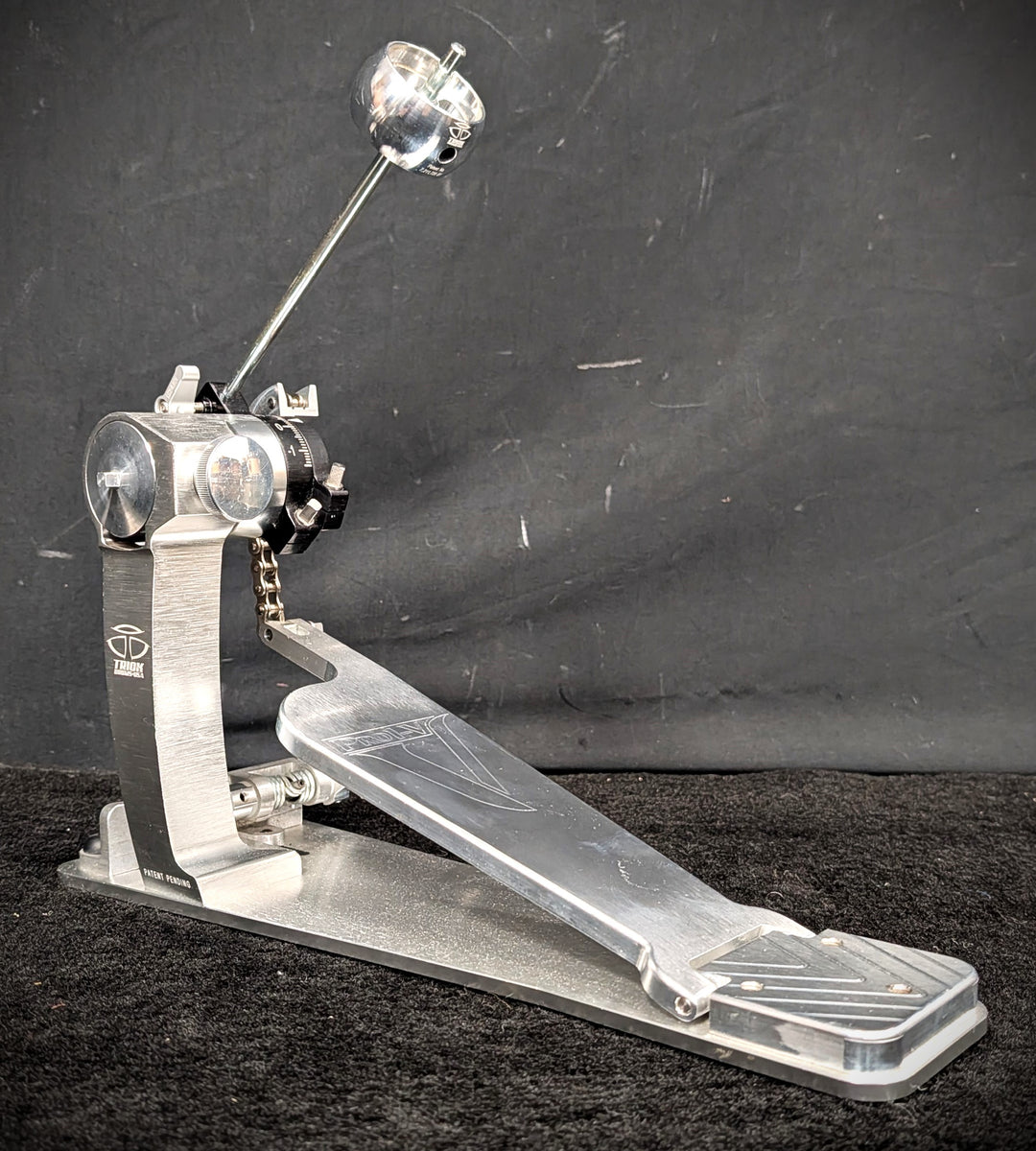 Pro 1-V Single Bass Drum Pedal with Direct Drive Conversion Parts