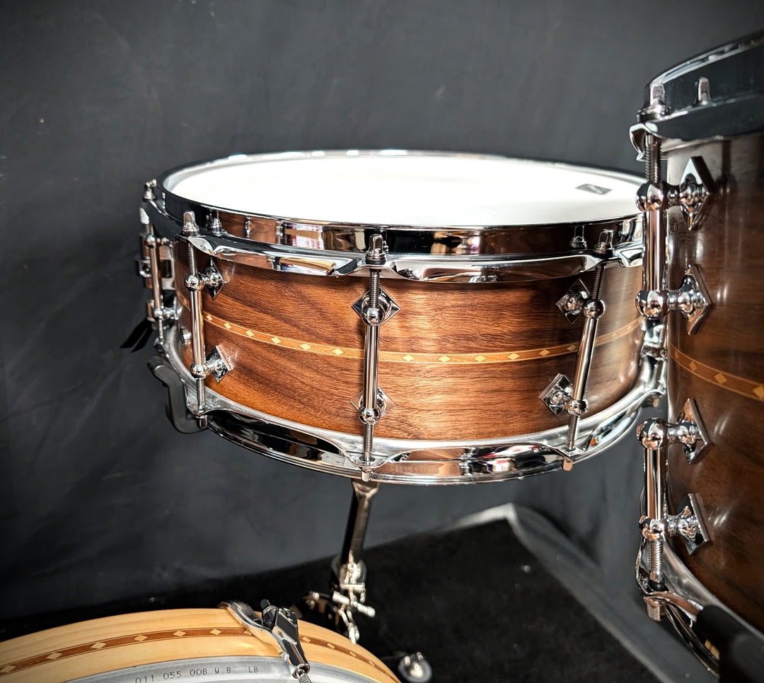 Walnut with Cherry Inlay 4 Piece Shell Pack