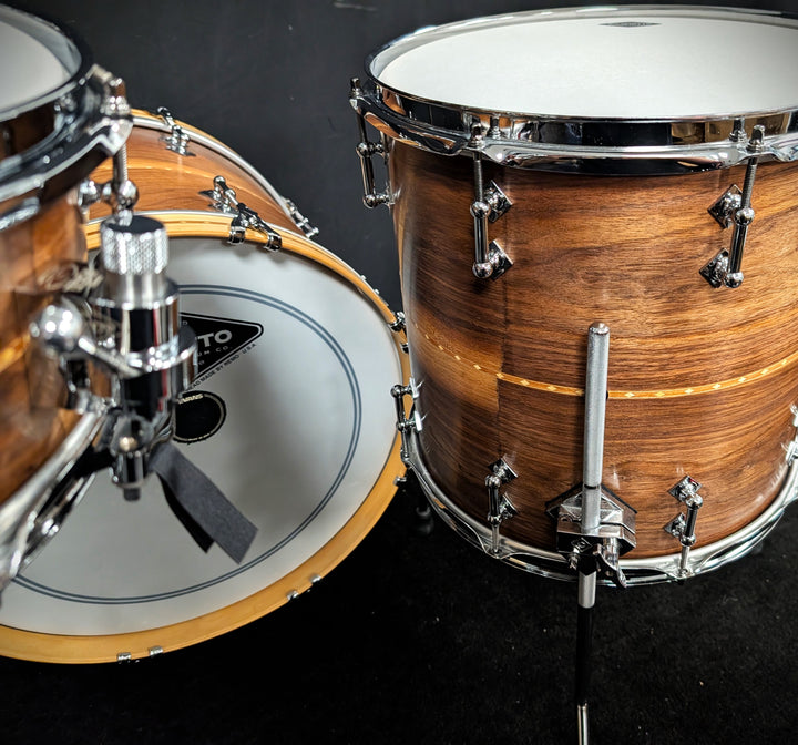 Walnut with Cherry Inlay 4 Piece Shell Pack