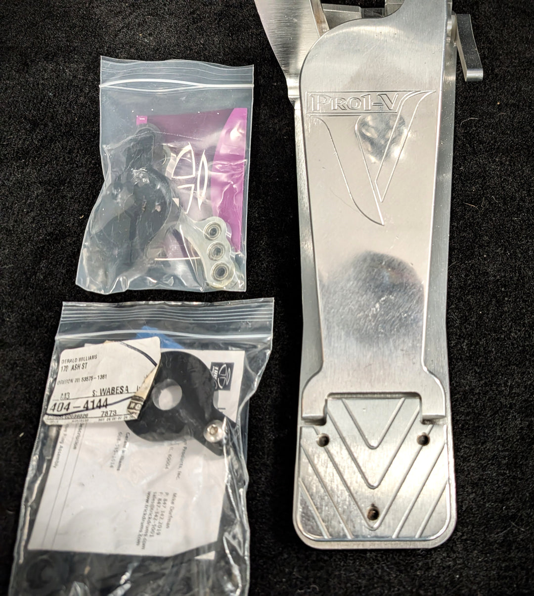 Pro 1-V Single Bass Drum Pedal with Direct Drive Conversion Parts
