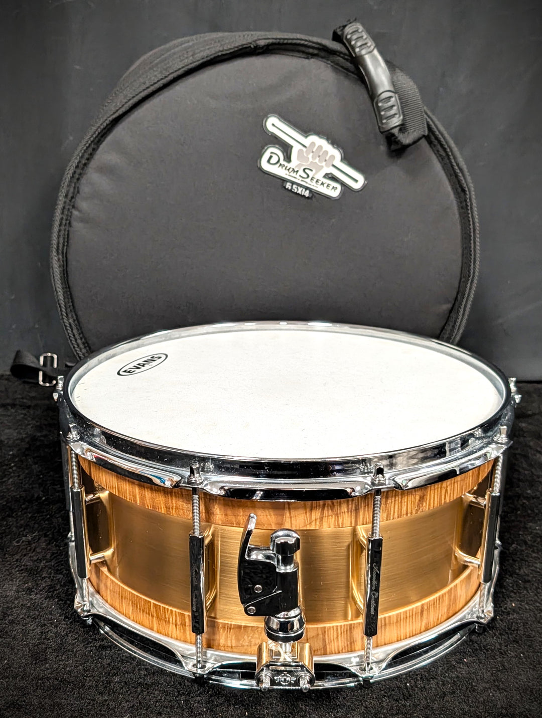 Bronze and Curly Maple  Snare