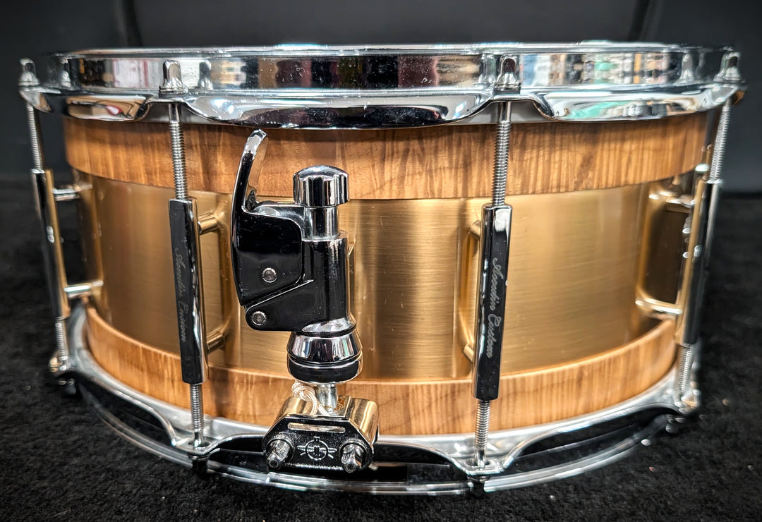 Bronze and Curly Maple  Snare