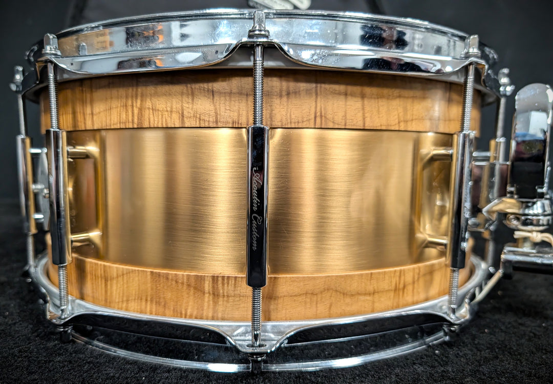Bronze and Curly Maple  Snare
