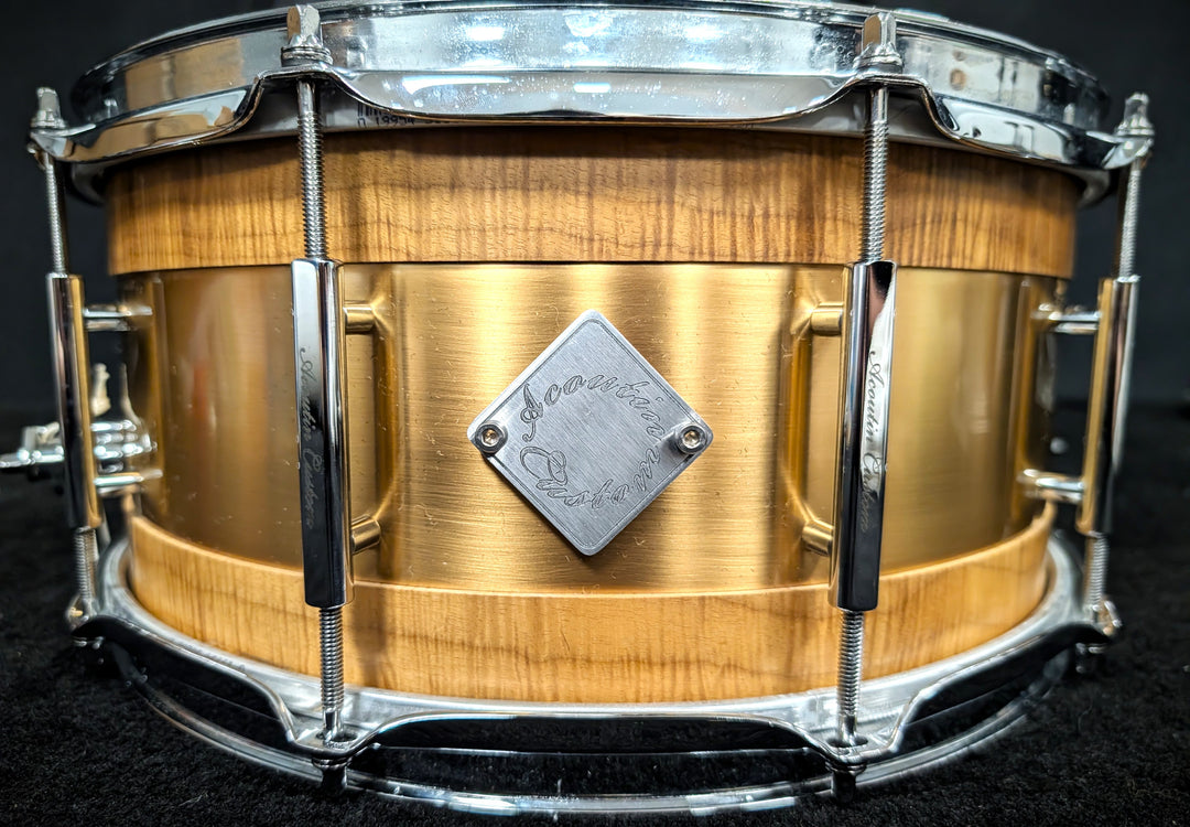 Bronze and Curly Maple  Snare