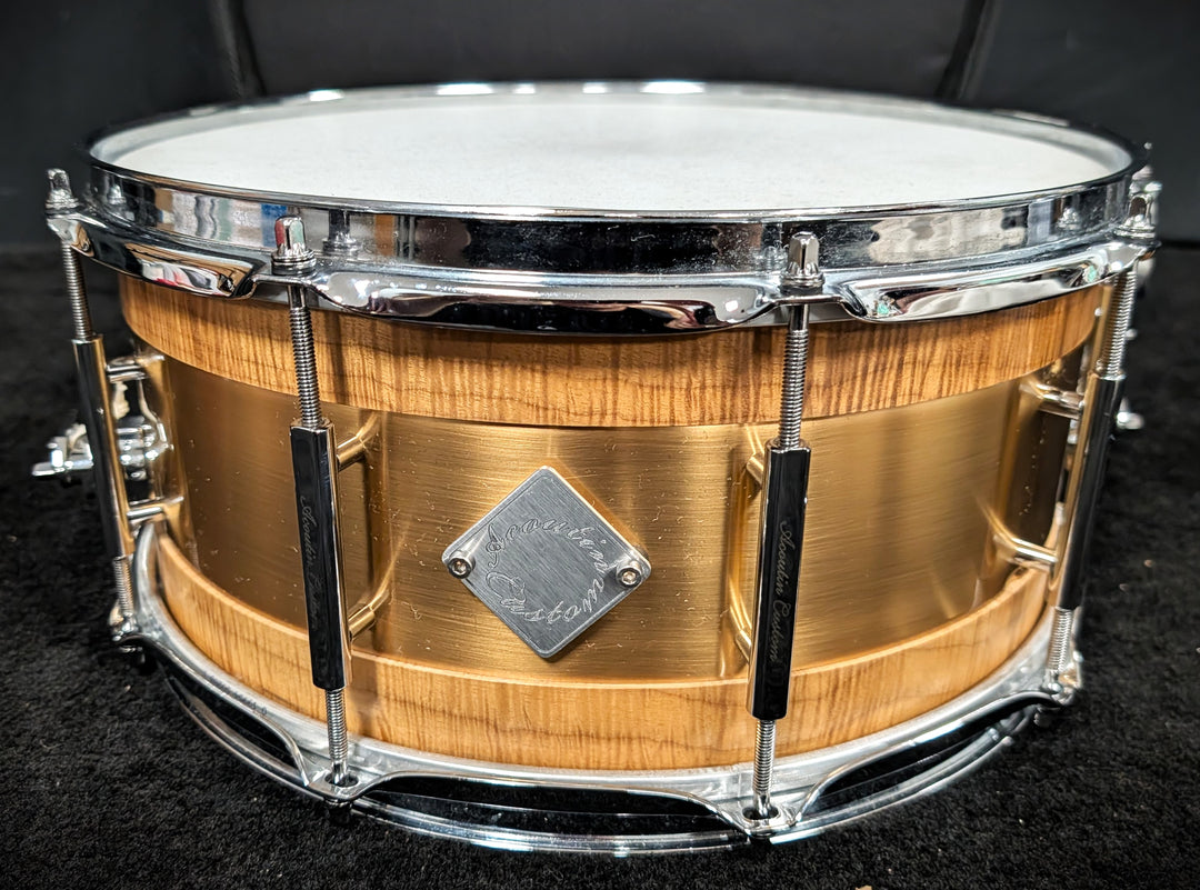Bronze and Curly Maple  Snare