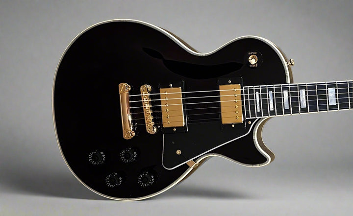"Inspired by Gibson Custom" Les Paul Custom -Ebony