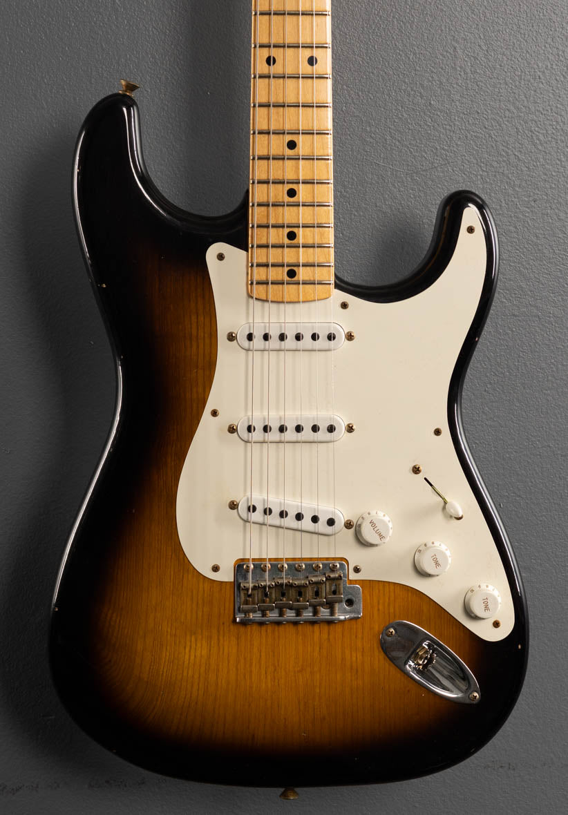 1955 Journeyman Relic Stratocaster - Two Tone Sunburst – Dave's