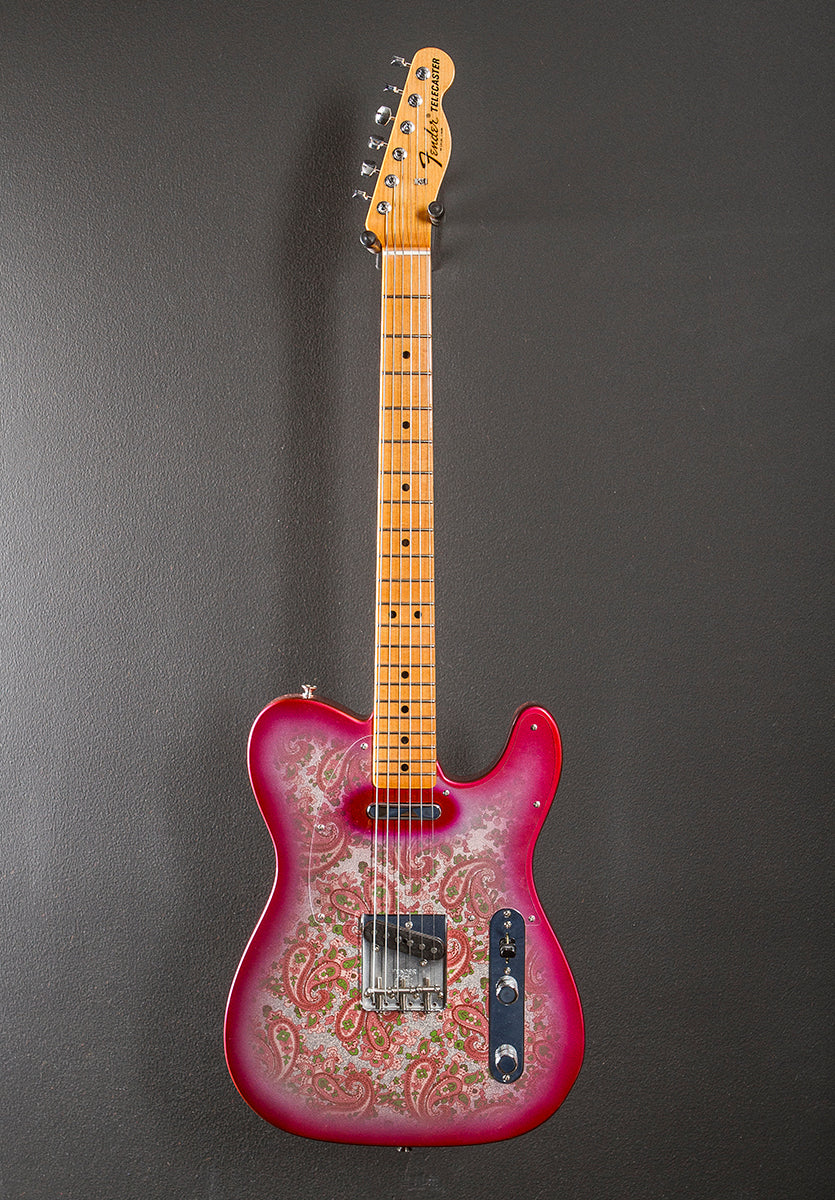 Used Vintage Custom 1968 NOS Pink Paisley Tele '24