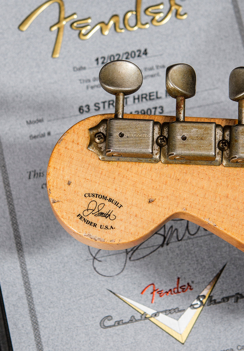 Used Master Built 1963 Heavy Relic Strat '24