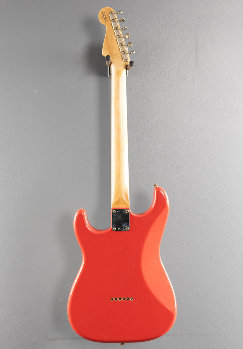 1960 Journeyman Relic Hardtail Stratocaster - Fiesta Red – Dave's