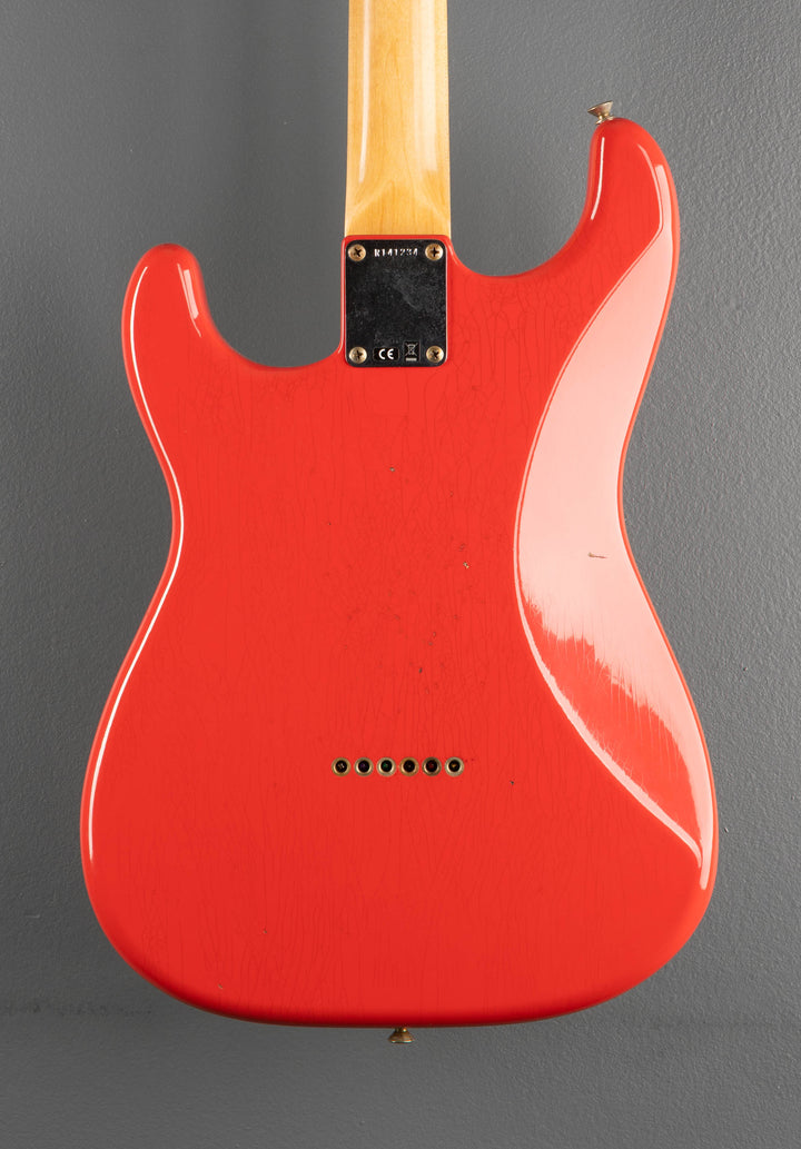 1960 Journeyman Relic Hardtail Stratocaster - Fiesta Red