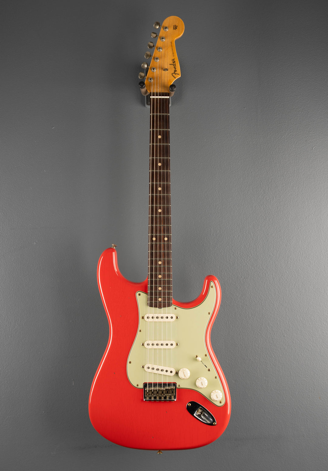 1960 Journeyman Relic Hardtail Stratocaster - Fiesta Red