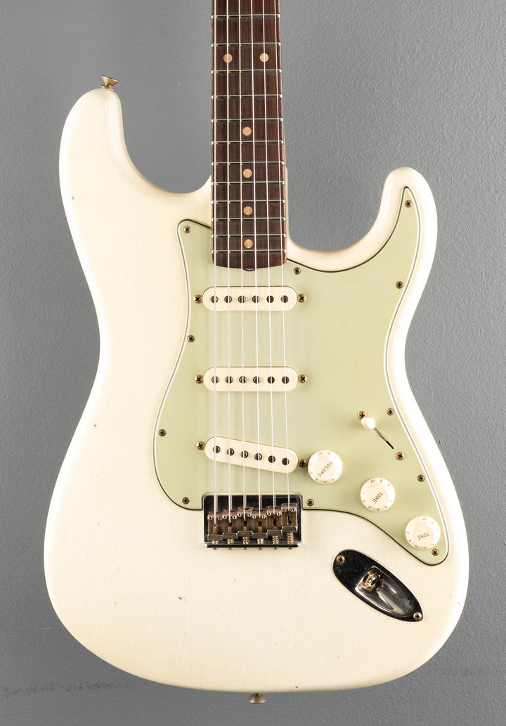 1960 Journeyman Relic Hardtail Stratocaster - Aged Olympic White
