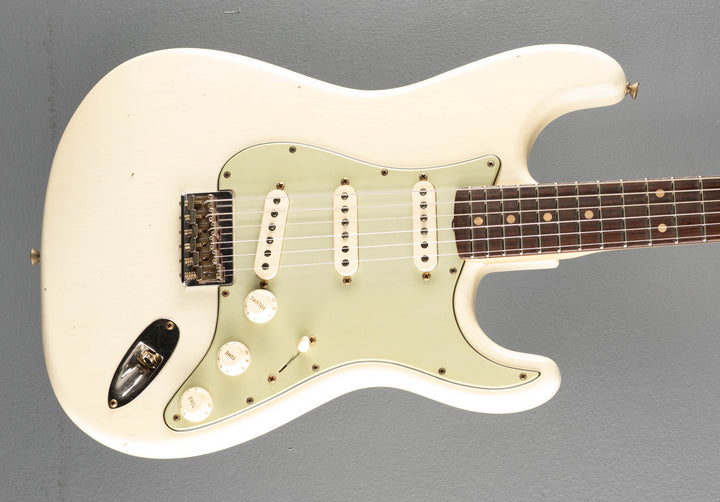 1960 Journeyman Relic Hardtail Stratocaster - Aged Olympic White