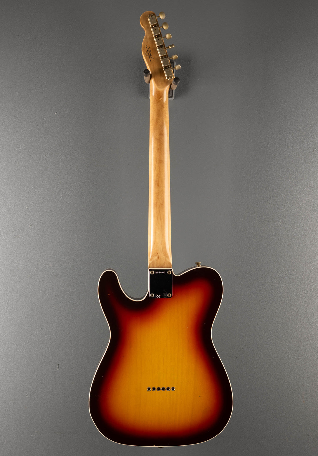 1960 Journeyman Relic Custom Esquire - Chocolate 3 Color Sunburst