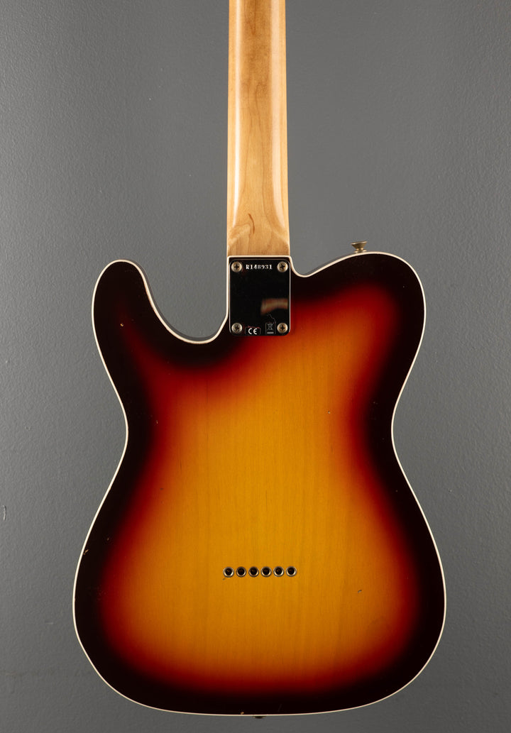 1960 Journeyman Relic Custom Esquire - Chocolate 3 Color Sunburst