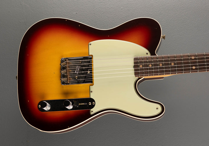 1960 Journeyman Relic Custom Esquire - Chocolate 3 Color Sunburst