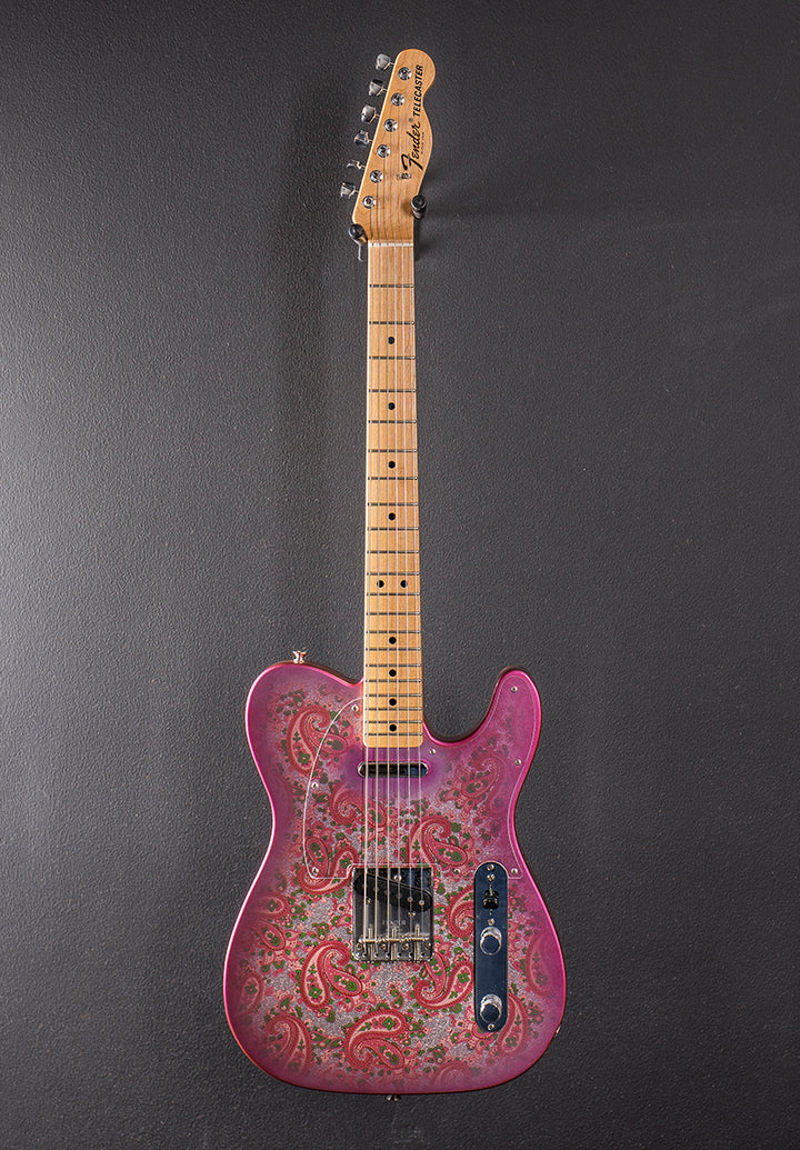 Used 1968 NOS Pink Paisley Tele &
