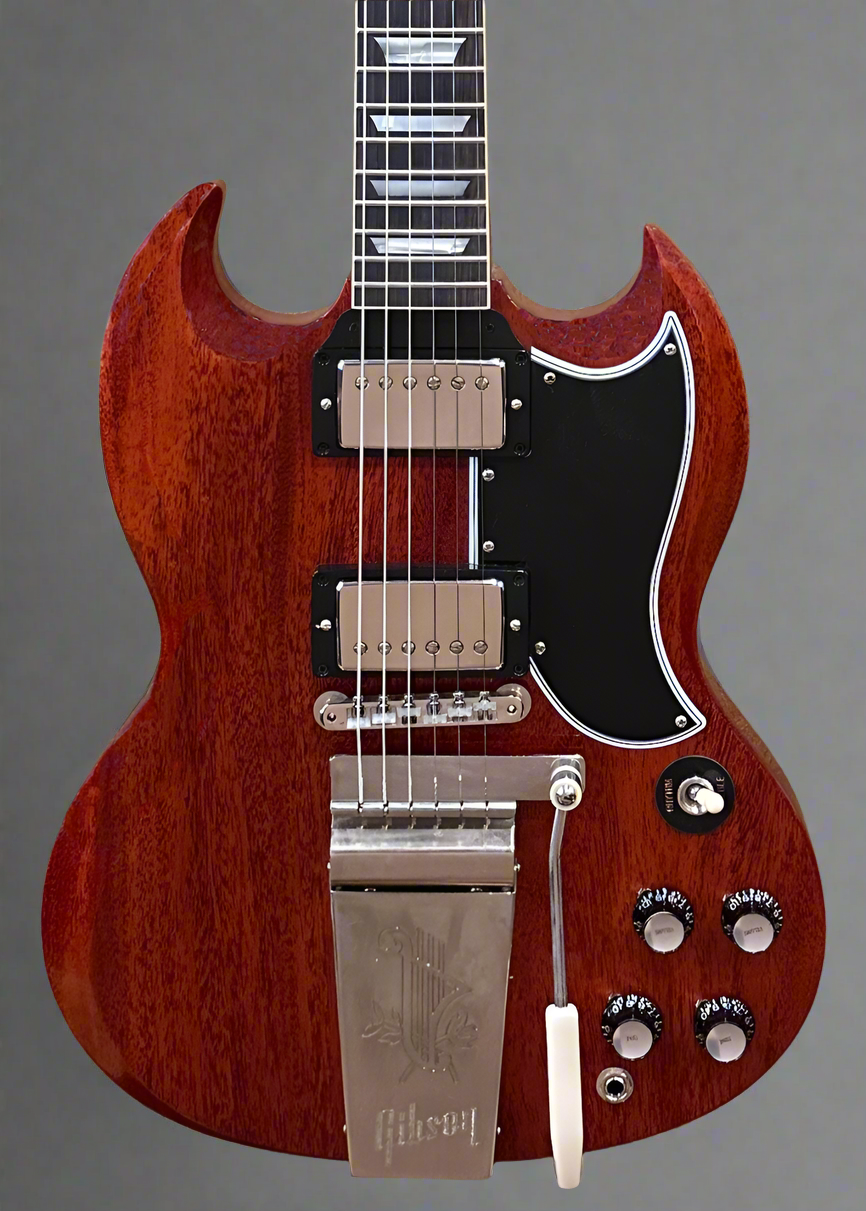 1964 SG Standard Reissue w/Maestro Vibrola - Cherry Red – Dave's 1964 SG Standard Reissue w/Maestro Vibrola - Cherry Red – Dave's