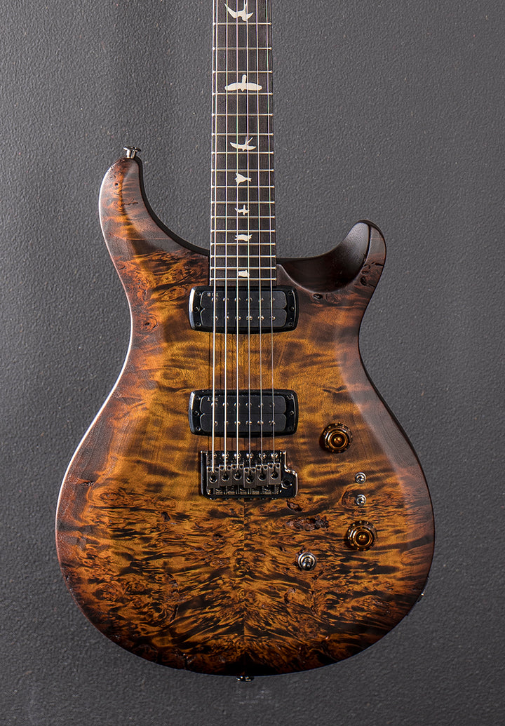 Wood Library Select  S2 Custom 24-08 Poplar Burl Limited Edition - Black Gold Burst