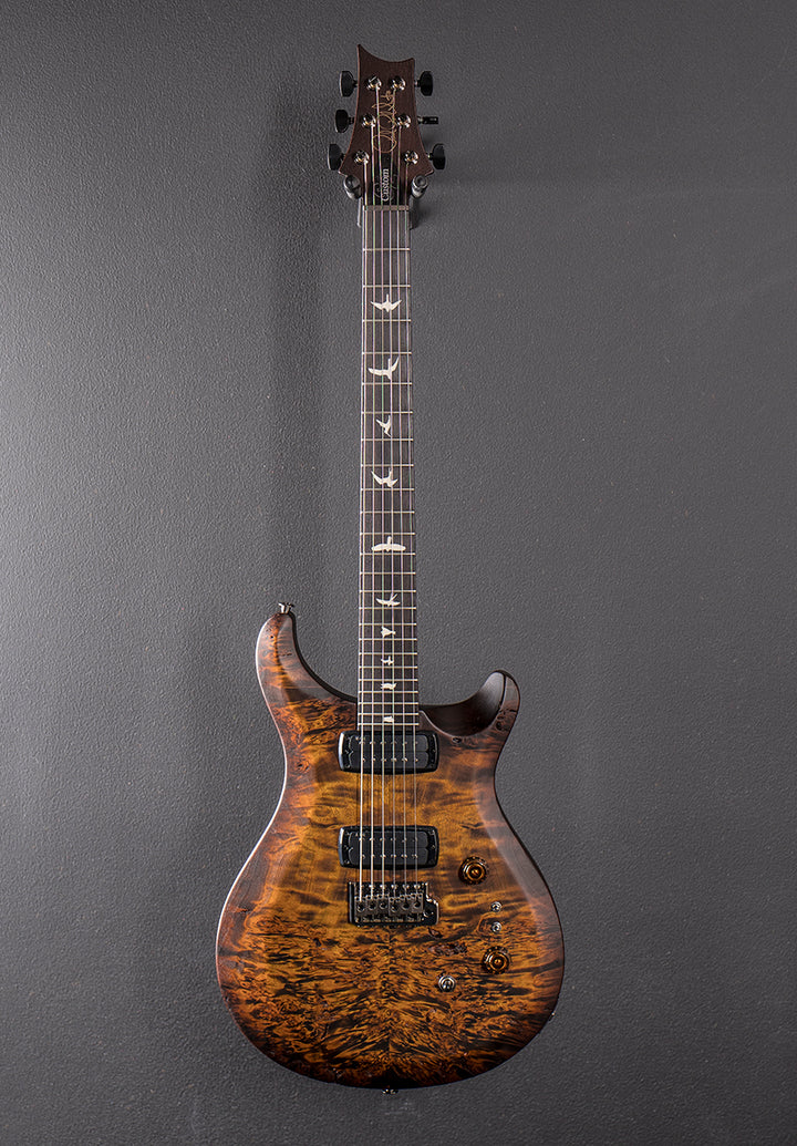 Wood Library Select  S2 Custom 24-08 Poplar Burl Limited Edition - Black Gold Burst