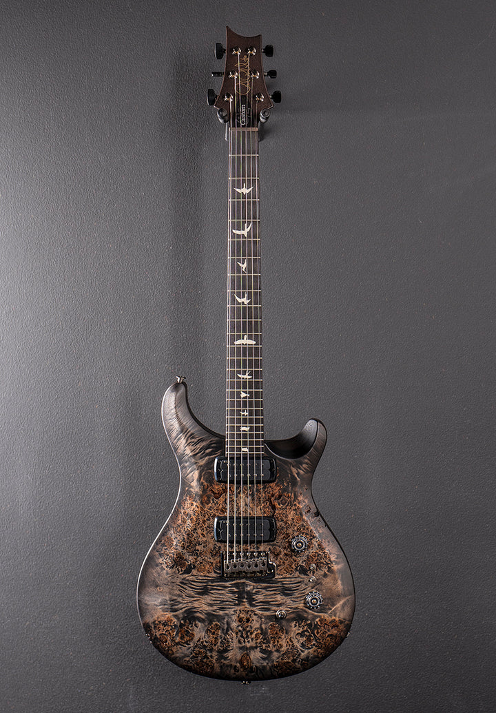 Wood Library Select S2 Custom 24-08 Poplar Burl Limited Edition - Charcoal Burst