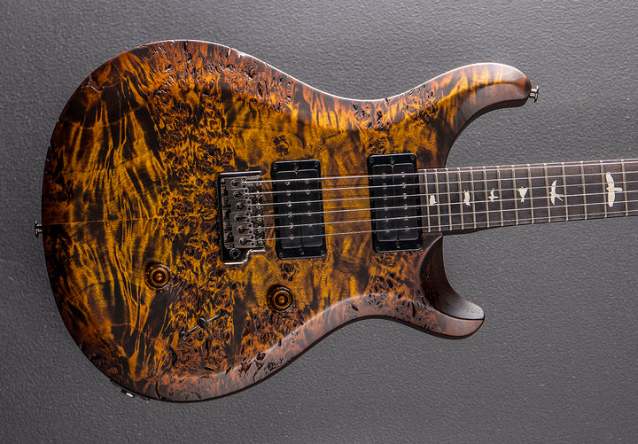 Wood Library Select  S2 Custom 24 Poplar Burl Limited Edition - Black Gold Burst