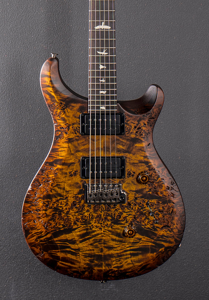 Wood Library Select  S2 Custom 24 Poplar Burl Limited Edition - Black Gold Burst