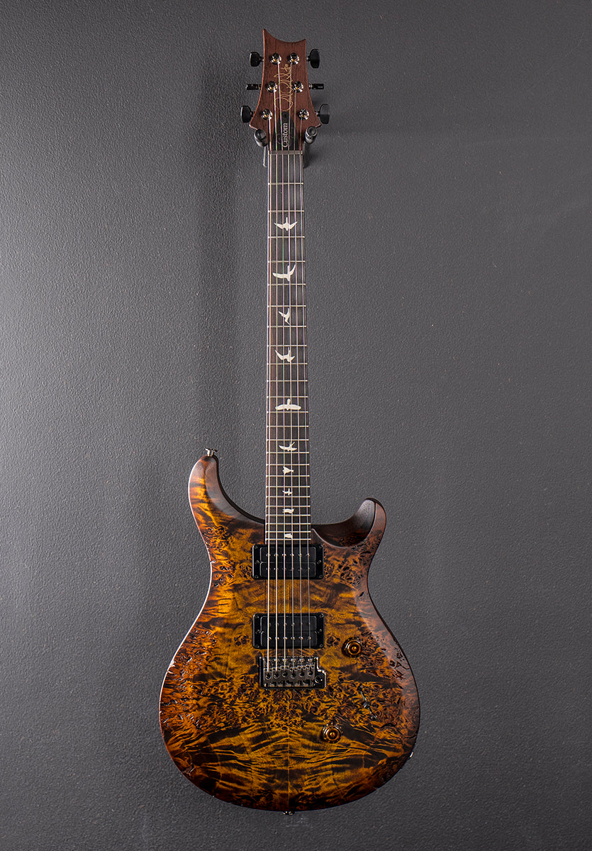 Wood Library Select  S2 Custom 24 Poplar Burl Limited Edition - Black Gold Burst