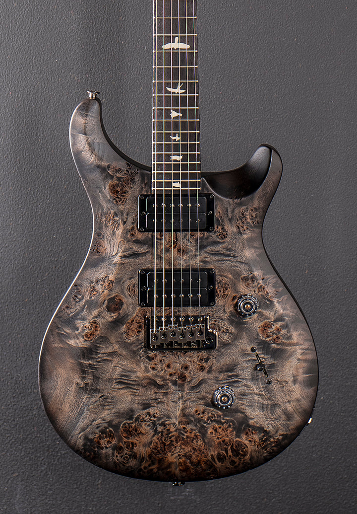 Wood Library Select S2 Custom 24 Poplar Burl Limited Edition - Charcoal Burst
