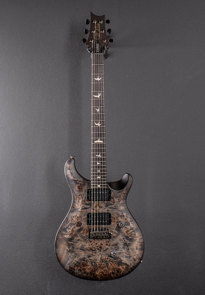 Wood Library Select S2 Custom 24 Poplar Burl Limited Edition - Charcoal Burst