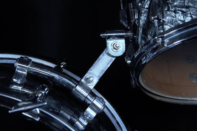 Vintage 1965 Black Diamond Pearl 4 Piece Shell Pack