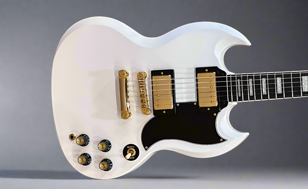 ギター Gibson SG White P90 Gibson Custom Shop SG Custom P90 (no serial number) Prototype