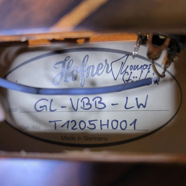 Gold Label GL-VBB-LW Violin Bass, Recent