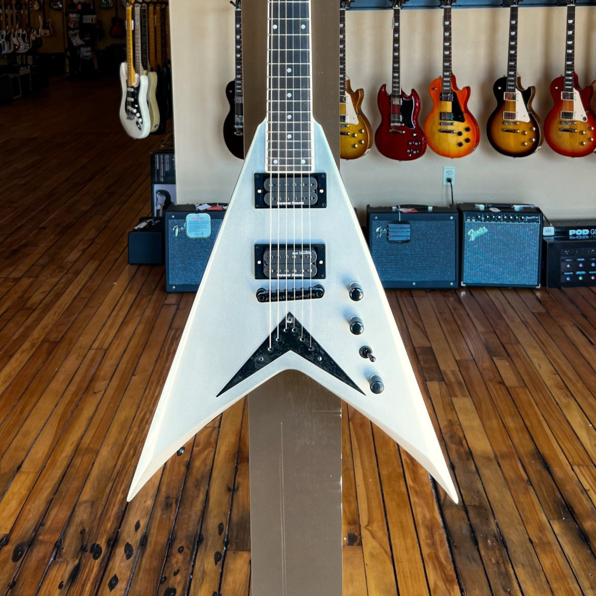 Dave Mustaine Vanguard - Silver Metallic