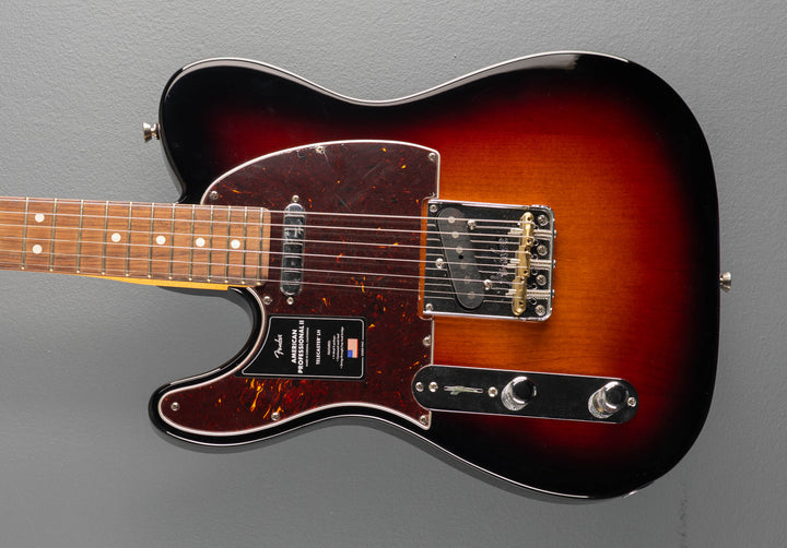 American Professional II Telecaster Left Hand - 3 Color Sunburst w/Rosewood