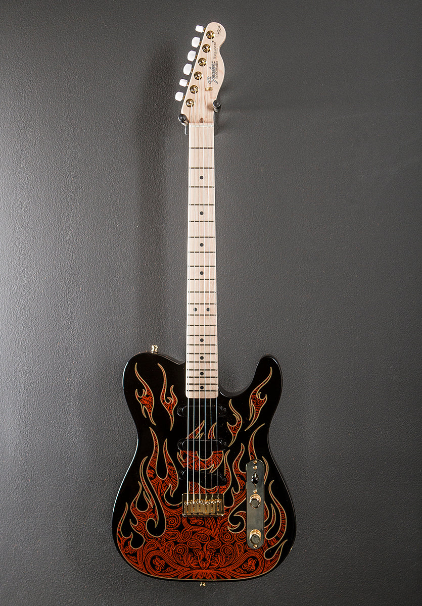 James Burton Telecaster - Red Paisley Flame