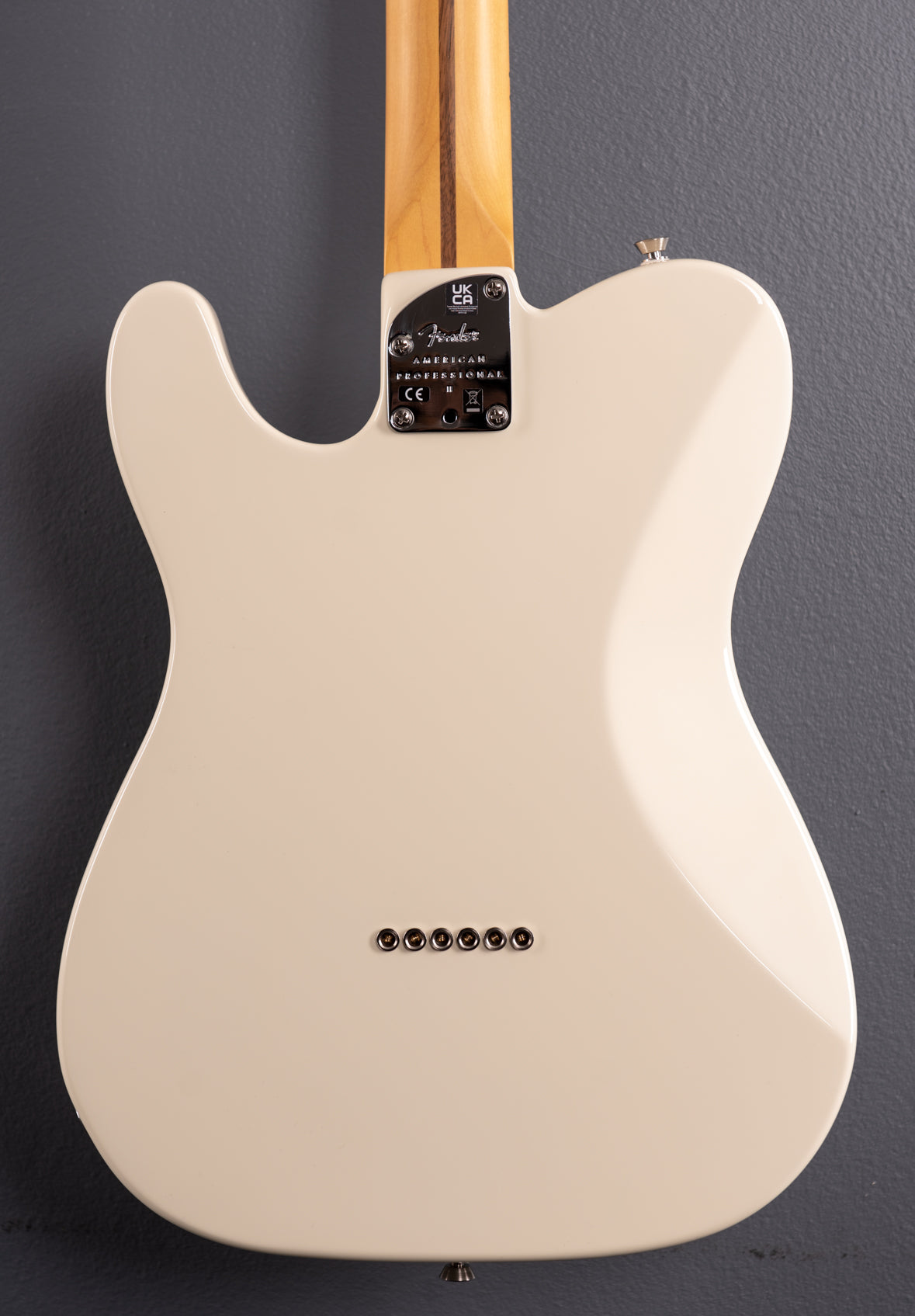 American Professional II Telecaster Deluxe - Olympic White w/Maple
