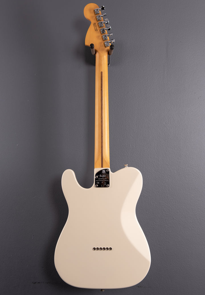 American Professional II Telecaster Deluxe - Olympic White w/Maple