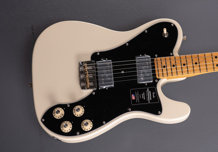 American Professional II Telecaster Deluxe - Olympic White w/Maple