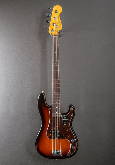 American Professional II Precision Bass - 3 Color Sunburst w/Rosewood