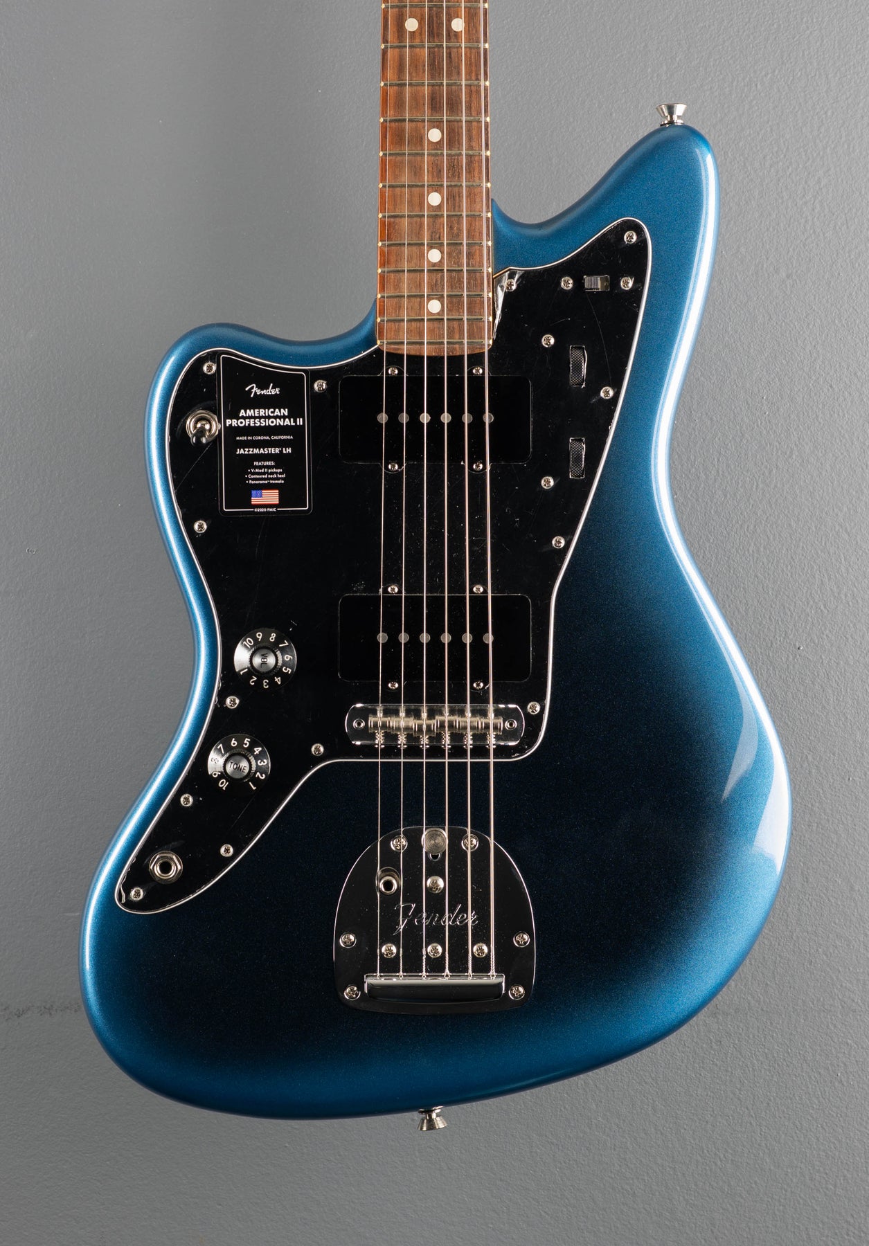 American Professional II Jazzmaster Left Hand – Dark Night w