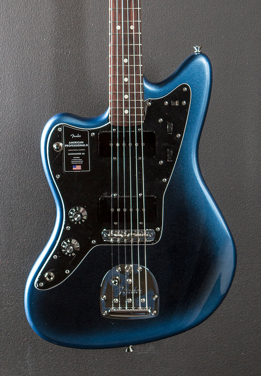 American Professional II Jazzmaster Left Hand – Dark Night w/Rosewood