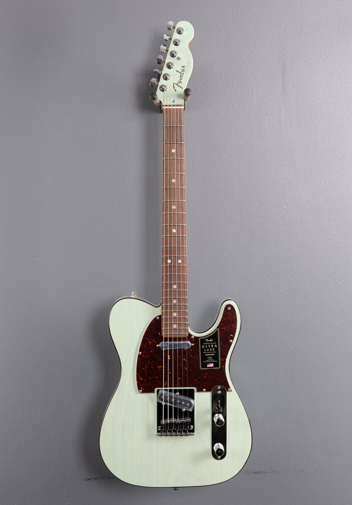 American Ultra Luxe Telecaster - Transparent Surf Green