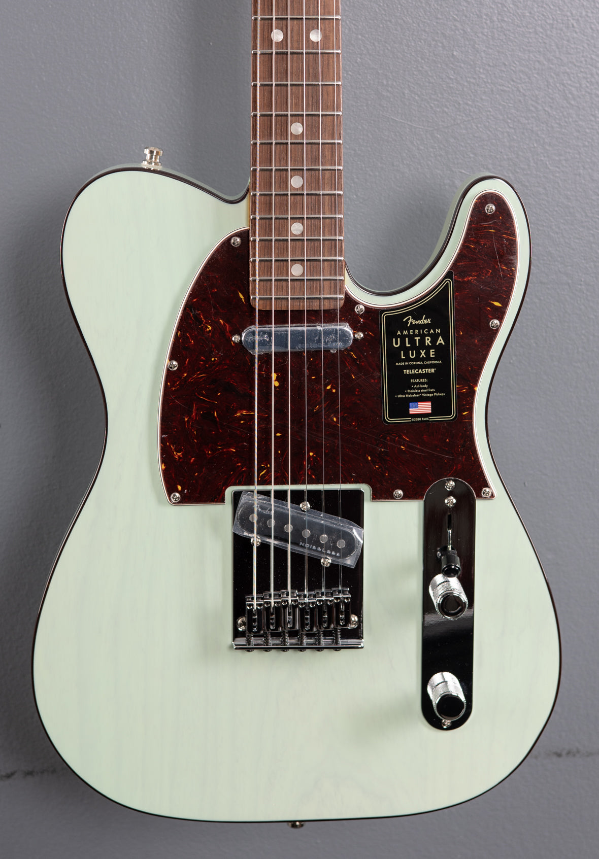 American Ultra Luxe Telecaster - Transparent Surf Green