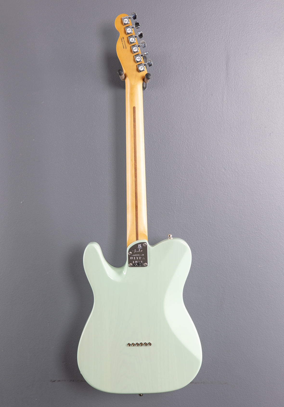 American Ultra Luxe Telecaster - Transparent Surf Green
